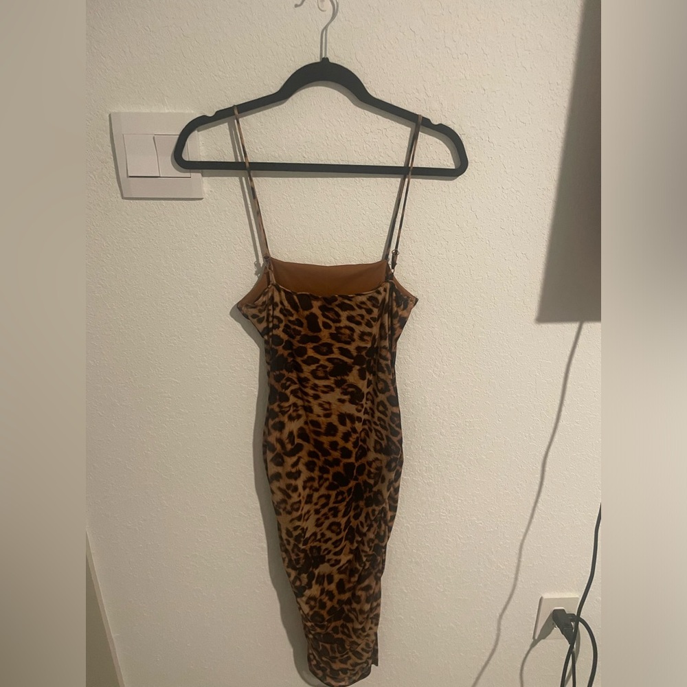 Cheetah print dress
